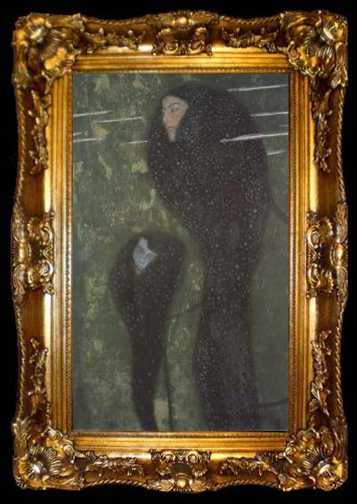 framed  Gustav Klimt Mermaids (Whitefish) (mk20), ta009-2